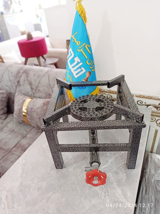 خرید اجاق گاز تک شعله آهنی 30*30