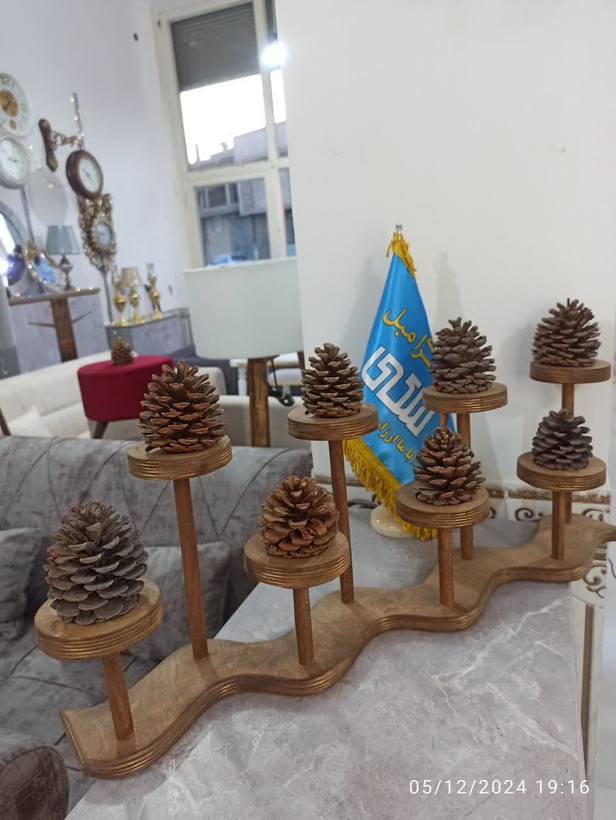 خرید استند چوبی گلدان