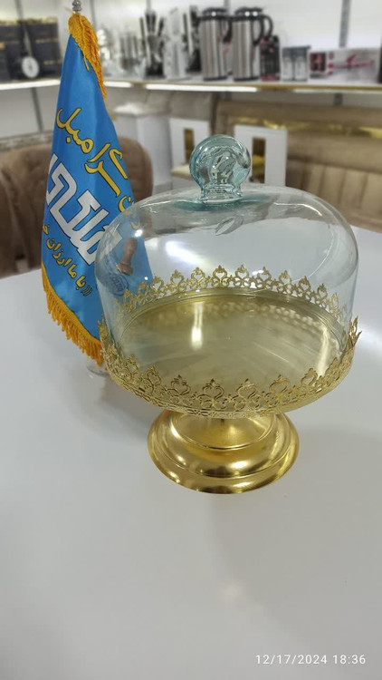 خرید کاپ کیک فلزی طلایی