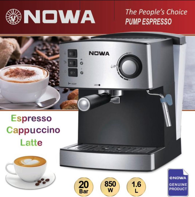 قیمت اسپرسو ساز 20 بار نوا مدل NCM134
