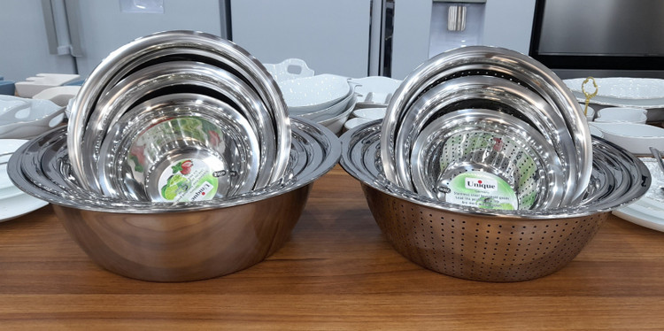 خرید سرویس آبکش 5 پارچه یونیک ضد زنگ و آهنربا نگیر